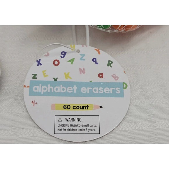 - 120 Mini Alphabet Erasers teacher supply grab bag filler toys Educationa… - Picture 11 of 11